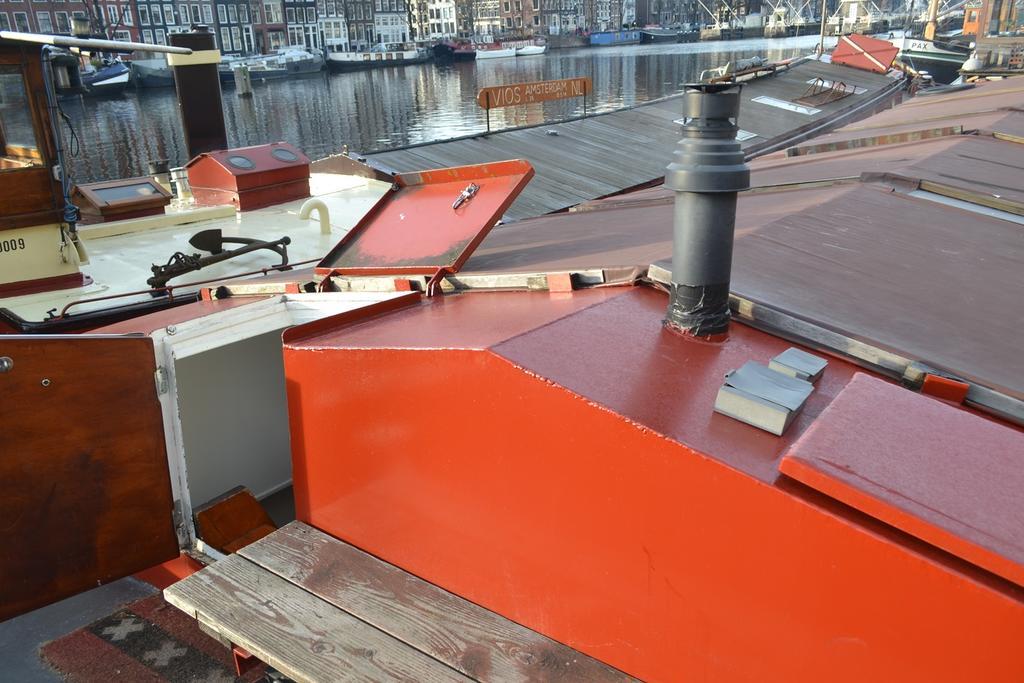 דירות אמסטרדם Houseboat Rose מראה חיצוני תמונה
