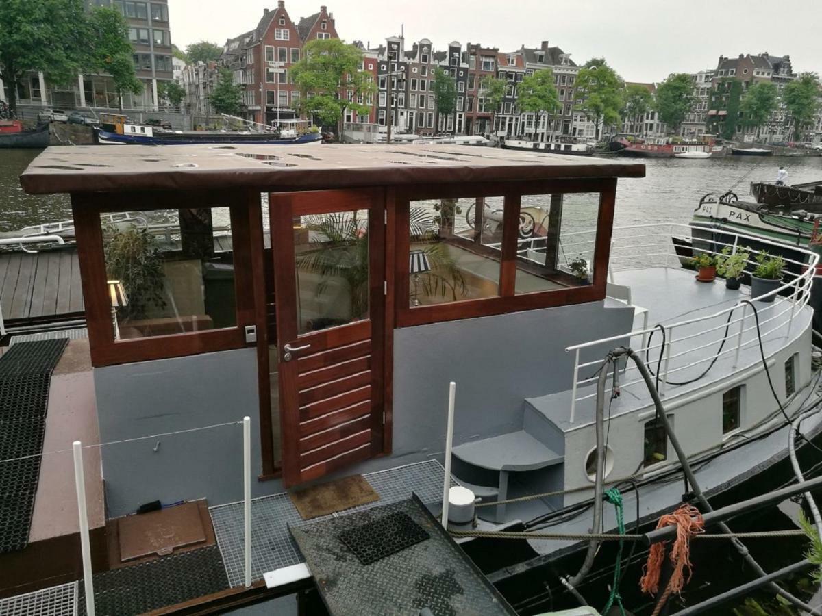 דירות אמסטרדם Houseboat Rose מראה חיצוני תמונה