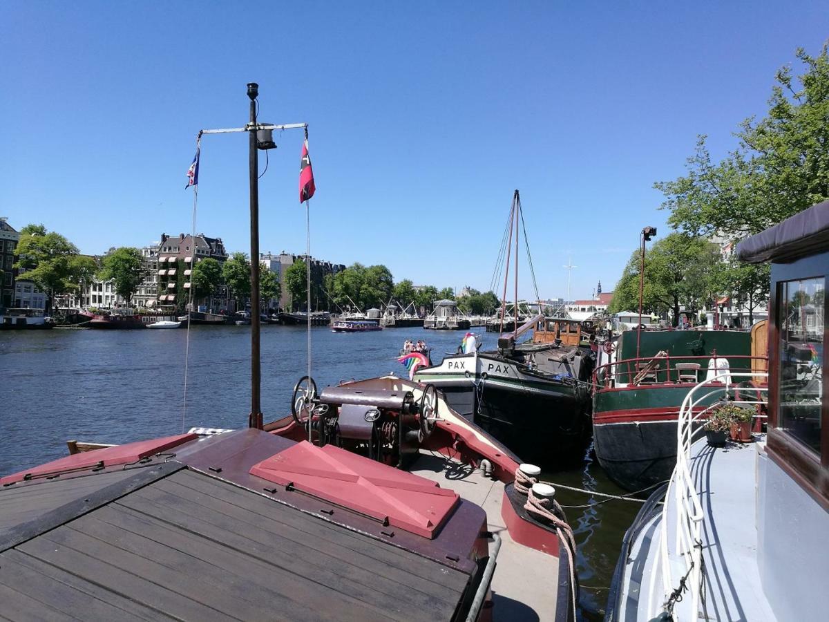 דירות אמסטרדם Houseboat Rose מראה חיצוני תמונה