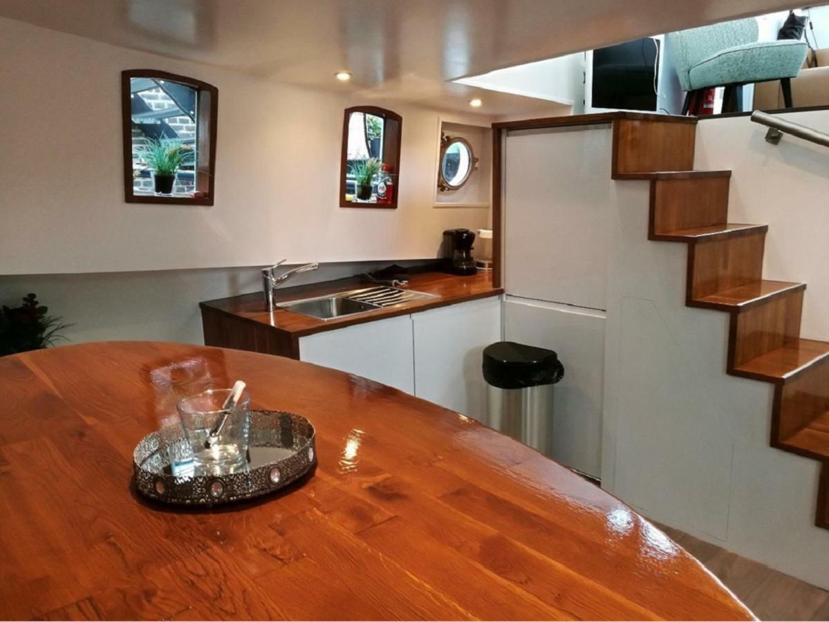 דירות אמסטרדם Houseboat Rose מראה חיצוני תמונה