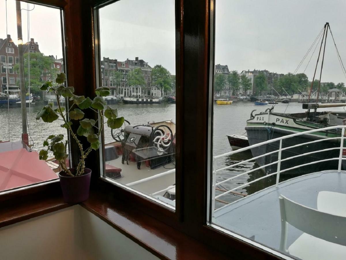 דירות אמסטרדם Houseboat Rose מראה חיצוני תמונה